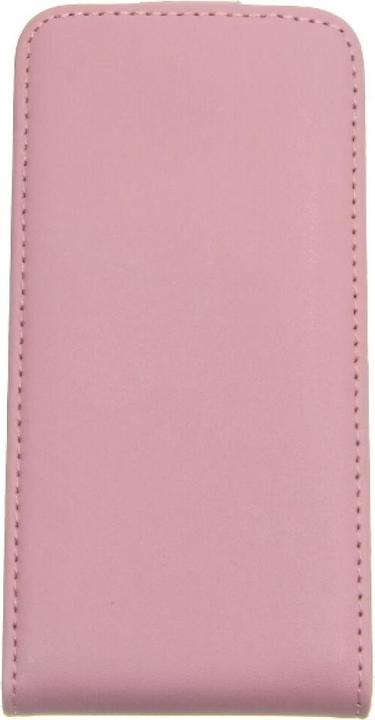 Produktbild OEM Slim Leder Flip Case Blister für iPhone 4/4s rosa (Apple iPhone 4, Apple iPhone 4s)