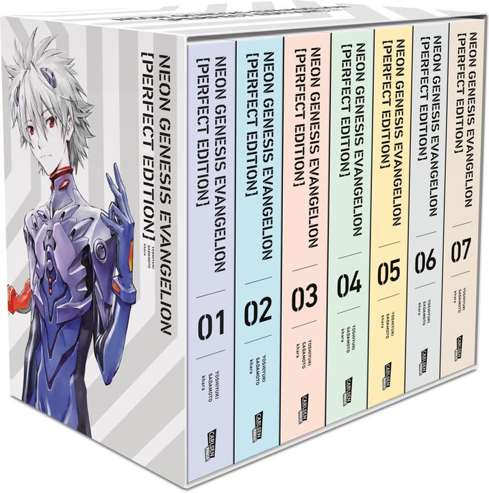 Produktbild Neon Genesis Evangelion - Perfect Edition, Bände 1-7 im Sammelschuber mit Extras (Deutsch, Yoshiyuki Sadamoto, 2023)