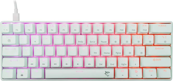 Actual product image White Shark GK-004211 Shinobi-2 Red Switch, White US (US, Cable)