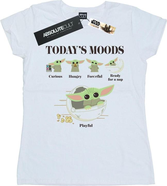 Immagine prodotto Star Wars The Mandalorian The Child Moods Maglietta Donna (XXL)