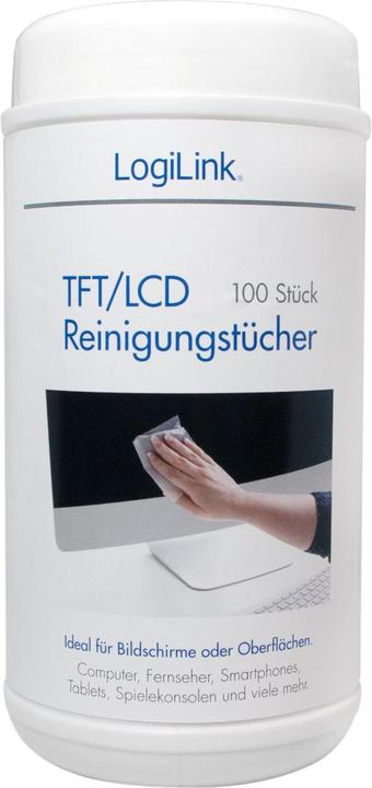 Produktbild LogiLink Bildschirm Reinigungstücher (100 Stück) (100 x)