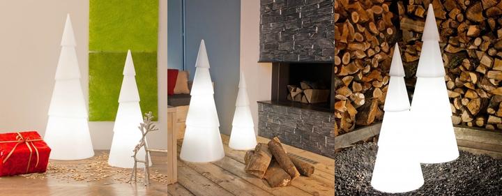 Produktbild 8 seasons design LED RGB Shining Tree rund 75 cm, Weiss