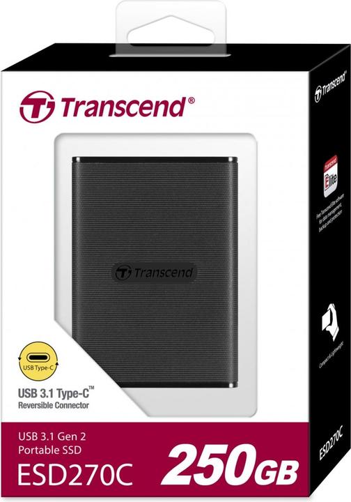 Actual product image Transcend ESD270C (250 GB)
