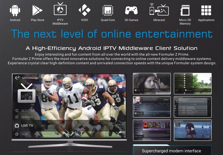 Actual product image Formuler Z Prime (8 GB, IPTV (ready))