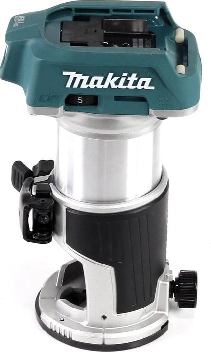 Productafbeelding Makita DRT 50 RM1J Accu multifunctionele bovenfrees borstelloos 18V + 1x accu 4,0 Ah + snellader in de