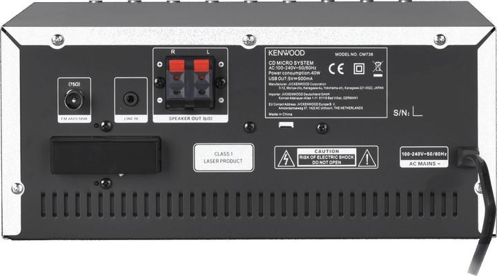 Image du produit Kenwood M-9000S (Bluetooth, WiFi, Lecteur de CD, 2x 50 W)