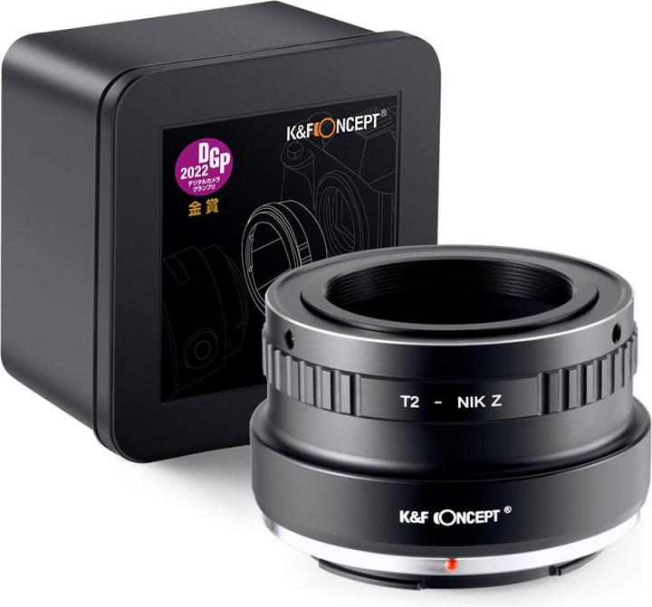 Actual product image K&F Concept Adapter Redukcja do NIKON Z na T-2 T2 T-mount / KF06.496