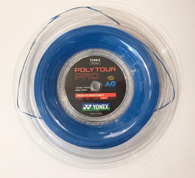 Yonex TPTP125-2blue Poly Tour Pro 125 Rolle 200m blue, 1,25mm