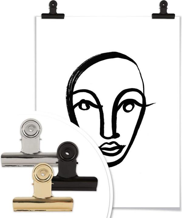 Actual product image Trenddeko Face 04 (40 x 50 cm)