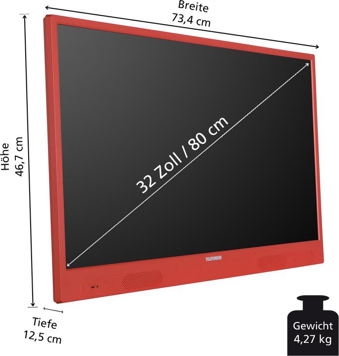 Image du produit Telefunken PL32OI (32", LED, HD ready, 2024)