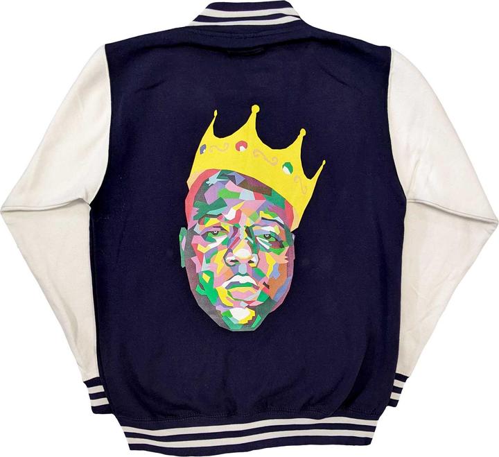 Image du produit Biggie Smalls Veste unisexe Crown Varsity pour adultes (L)