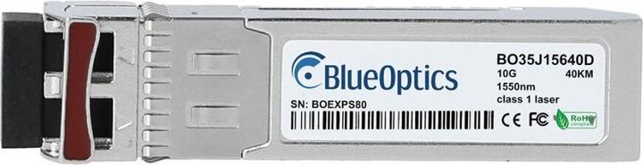 Actual product image BlueOptics Compatible Packetlight SFP-10G-ER-13-PC SFP+ Transceiver, LC Duplex, 10GBASE-ER, Singlemode Fibre