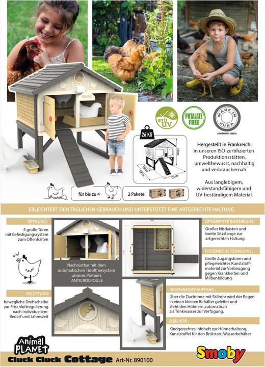 Image du produit Smoby Poulailler Cluck Sluck Cottage