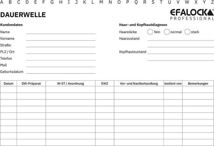 Efalock Karteikarten (A5, 50 x)