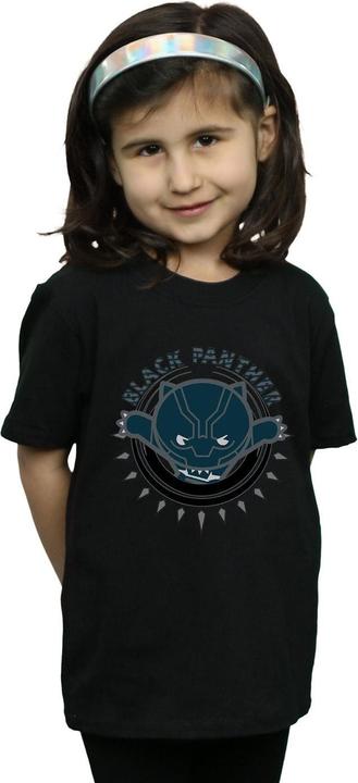 Immagine prodotto Kawaii Black Panther Pounce Maglietta Ragazze (140, 146)