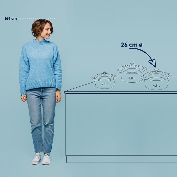 Produktbild Kela Calido (26 cm, Bräter + Schmortopf, Gusseisen)