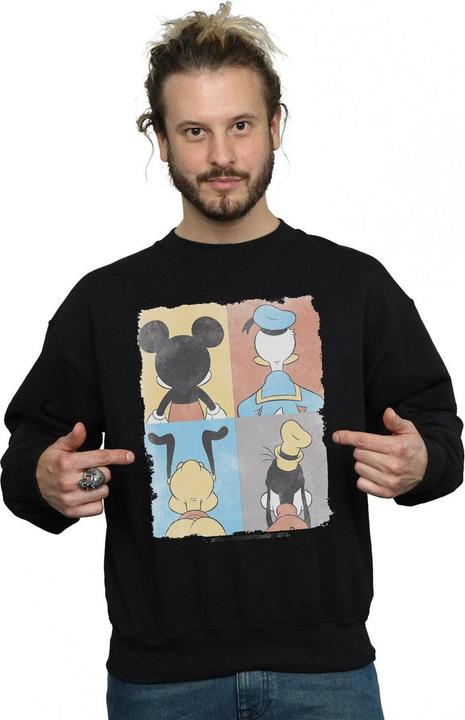 Actual product image Disney Mens Mickey Mouse Four Backs Sweatshirt (M)