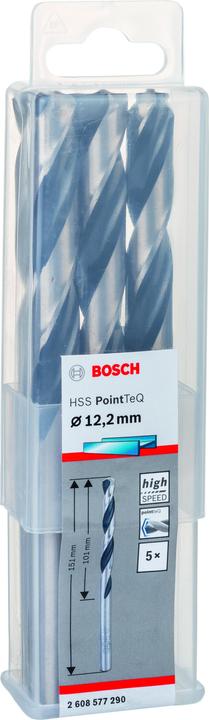 Actual product image Bosch Professional Zubehör HSS twist drill PointTeQ (12.2 mm)