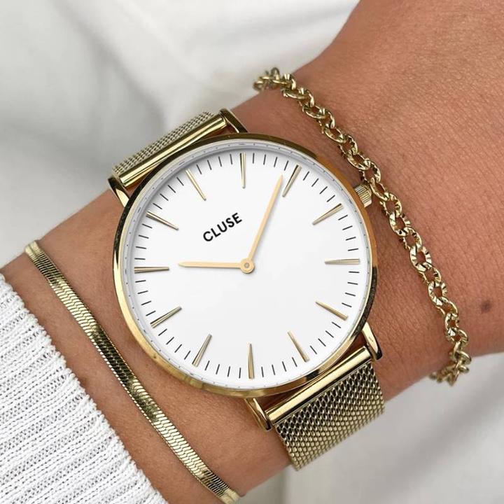 Produktbild Cluse La Bohème Mesh Gold (Analoguhr, 38 mm)