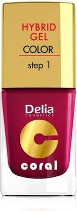 Actual product image Delia Cosmetics Cosmetics Coral Hybrid Gel Nail Polish No. 06 Cherry 11ml