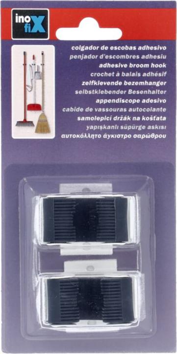 Produktbild Inofix Klebehaken für Besen, weiss matt, 2 Stück