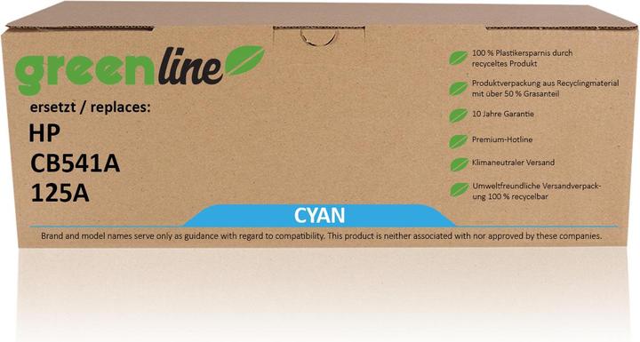 Produktbild Inkadoo Toner greenline ersetzt HP CB 541 A / 125A Toner, cyan Cyan (C)