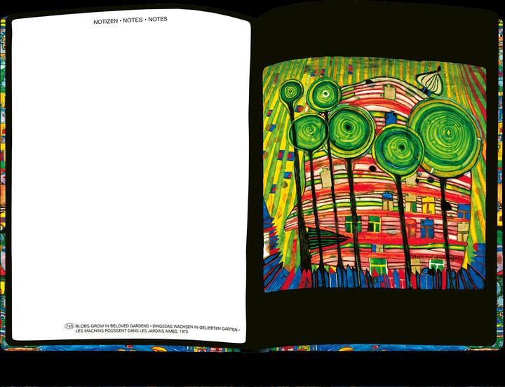 Actual product image Hundertwasser Agenda 2025 (Hardcover, French, English)