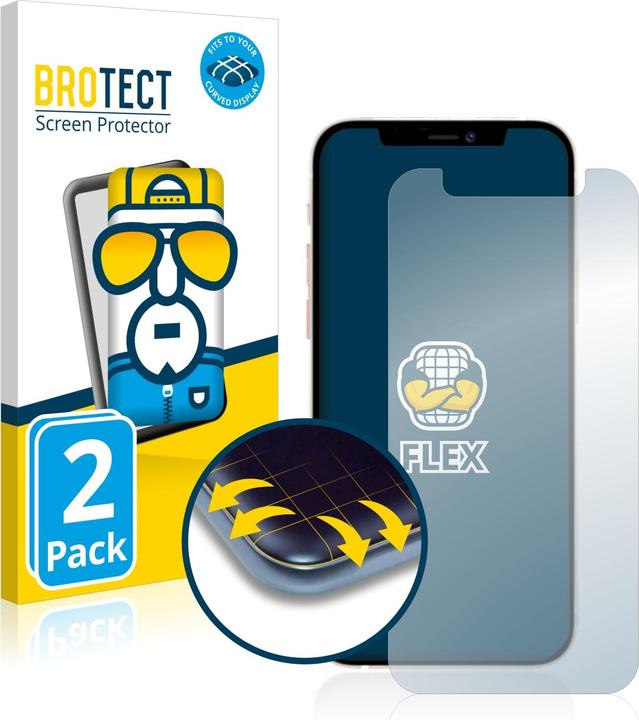 Actual product image BROTECT Full-Cover Protector (2 Piece, Apple iPhone 12 mini)