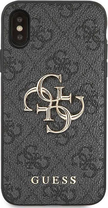 Produktbild Guess 4G Big Metal Logo - Etui iPhone X (szary) (Apple iPhone X)