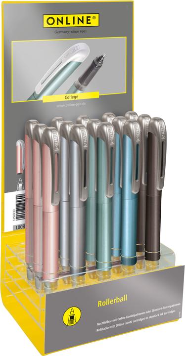 Image du produit Online Présentoir acrylique Rollerball 12589/15 College (Multi, 21 x)