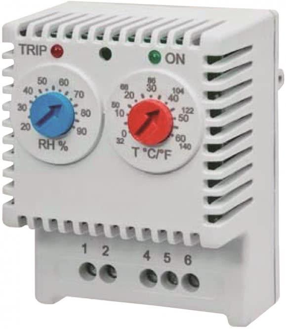 Actual product image Elmeko Electronic thermostat ETUH 22Hygrostat ETUH 22 230V 50/60Hz