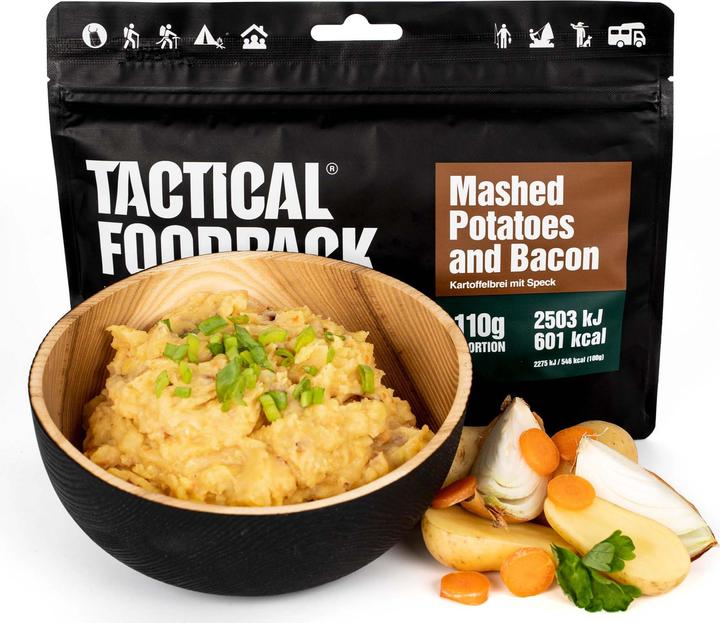 Image du produit Tactical Foodpack Pommes de terre bouillies et bacon (110 g)