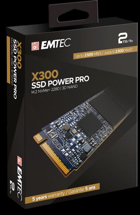 Image du produit Emtec Power Pro X300 (2000 Go, M.2 2280)