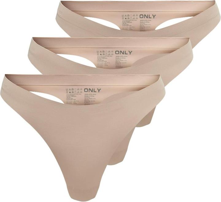 Only 3er-Pack nahtlose String