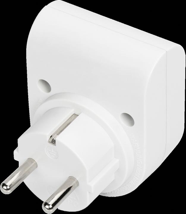 Actual product image Digitus Overvoltage protection adapter. LED 1xCEE 7/7 TV-GS CE-LVD