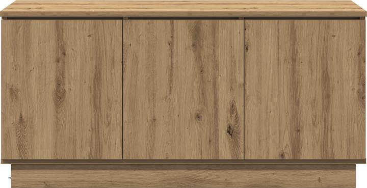 Produktbild VidaXL TV-Schrank Massivholz Eiche 100x38x49 cm Holzwerkstoff
