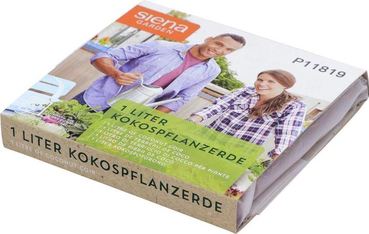 Produktbild Siena Garden Kokosquellerde (1 l, Erde ohne Torf)