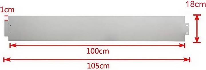 Immagine prodotto Green Split 10Set di bordure per prato in metallo alluminio/zinco alte 18cm e lunghe 10m (1000 cm)