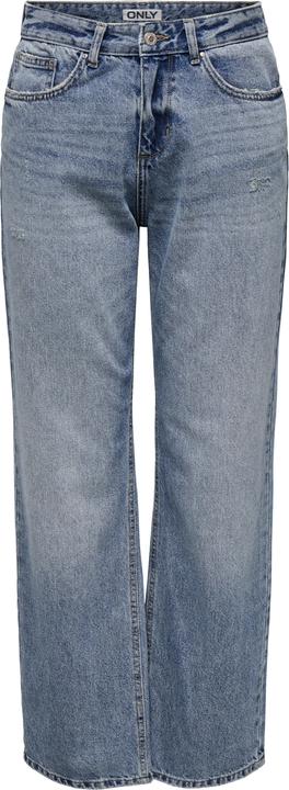 Only ONLELLA Mittlere Taille Gerade geschnitten Jeans Straight-Fit jeans (XXS)