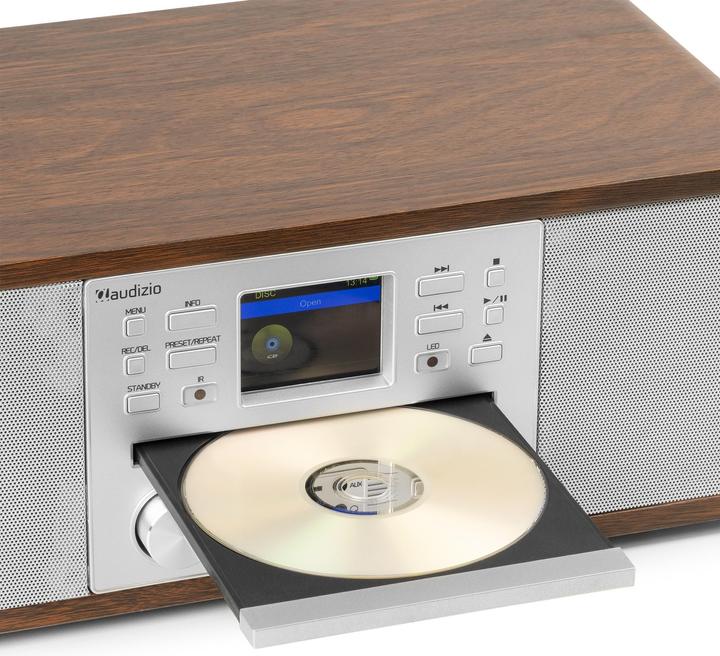Image du produit Audizio DAB+ Radio Avola Silber, Radio Tuner: FM, DAB+ (DAB+ DAB, FM, Bluetooth, WiFi)