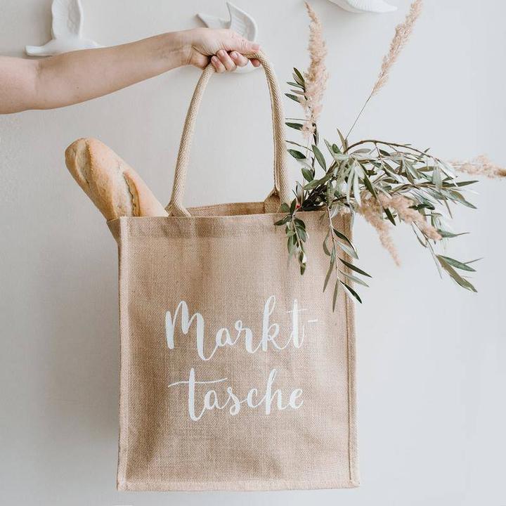 Produktbild Eulenschnitt Markttasche aus Jute