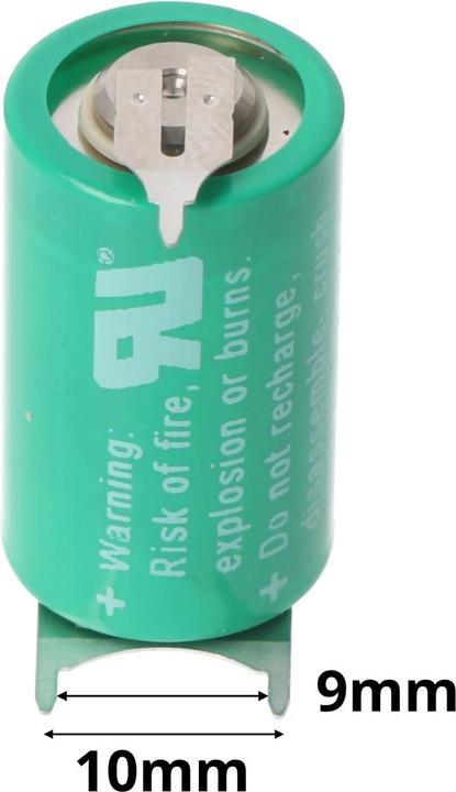 Immagine prodotto Varta Batteria CR1/2AA 6127 con etichetta a saldare stampata 3s, contatto più 2s, meno 1s (1 pz., CR 1/2AA, 950 mAh)