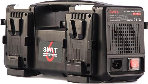 Actual product image Swit PC-P461S 4x100W Super Fast V-mount Charger