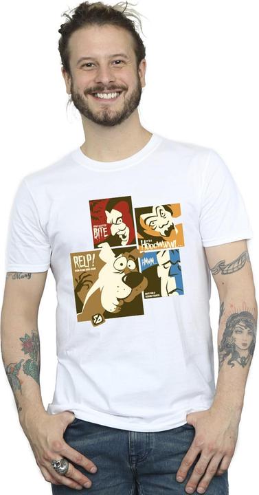 Immagine prodotto Scooby Doo Maglietta Volti Quadrati Uomo (3XL)