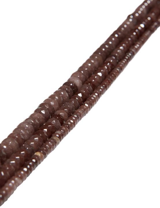 Produktbild Leyda Chocolate Achat Strang facettiert
