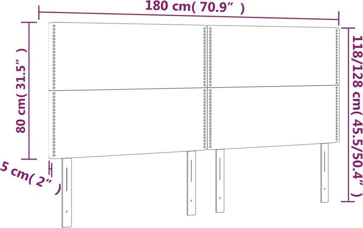 Immagine prodotto VidaXL Braylon (180 x 5 x 128 cm)