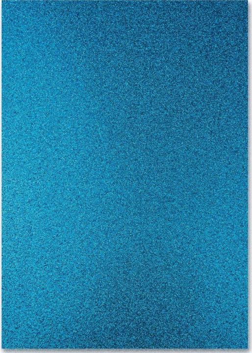 Actual product image Ursus Glitter cardboard A4, 300 gm2, 10 sheets, turquoise (330 g/m², 10 x)