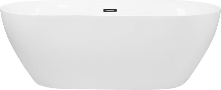 Image du produit Beliani Baignoire à poser blanche ovale 150 x 75 cm CARRERA (202 l, 75 cm)
