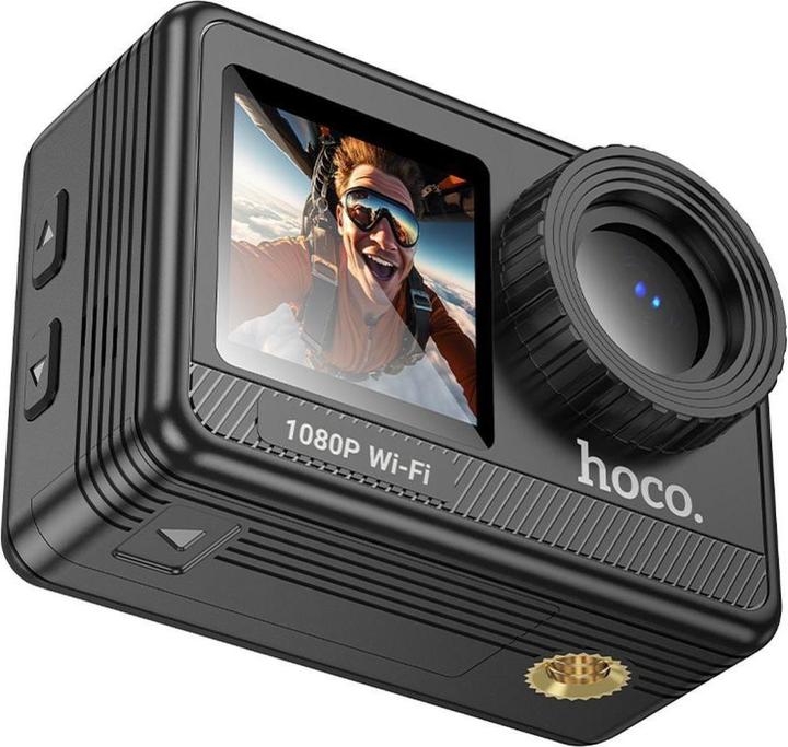 Immagine prodotto Hoco Headphone with microphone dual color screen sports camera DV103 black (WiFi)