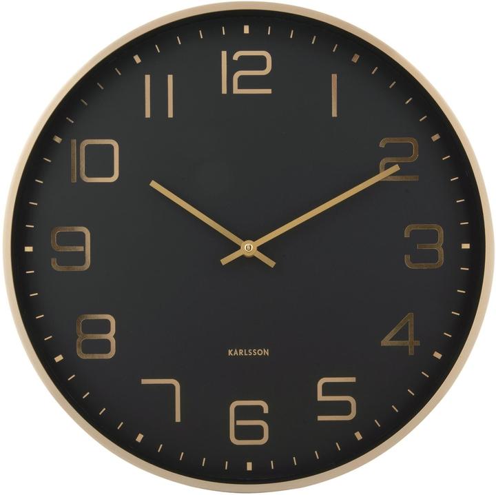 Immagine prodotto Karlsson Orologio da parete Elegance Glow Black (40 cm)